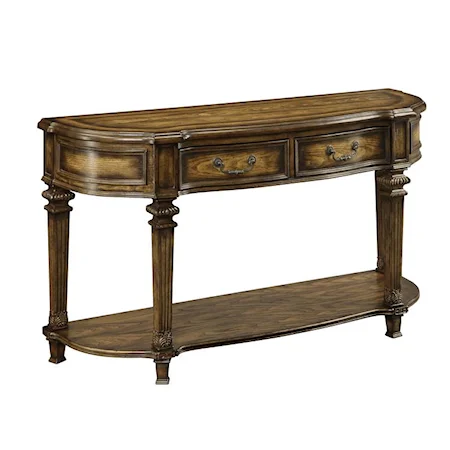 Two Drawer Console Table